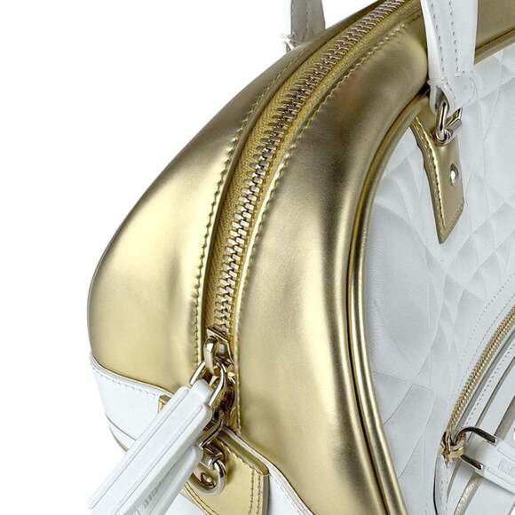CHRISTIAN DIOR White Leather Shoulder Bag - Picture 6 of 13